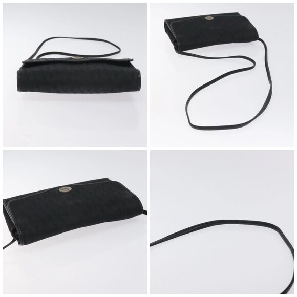 Christian Dior Trotter Canvas Shoulder Bag Black Auth BA3304 - Picture 16 of 16